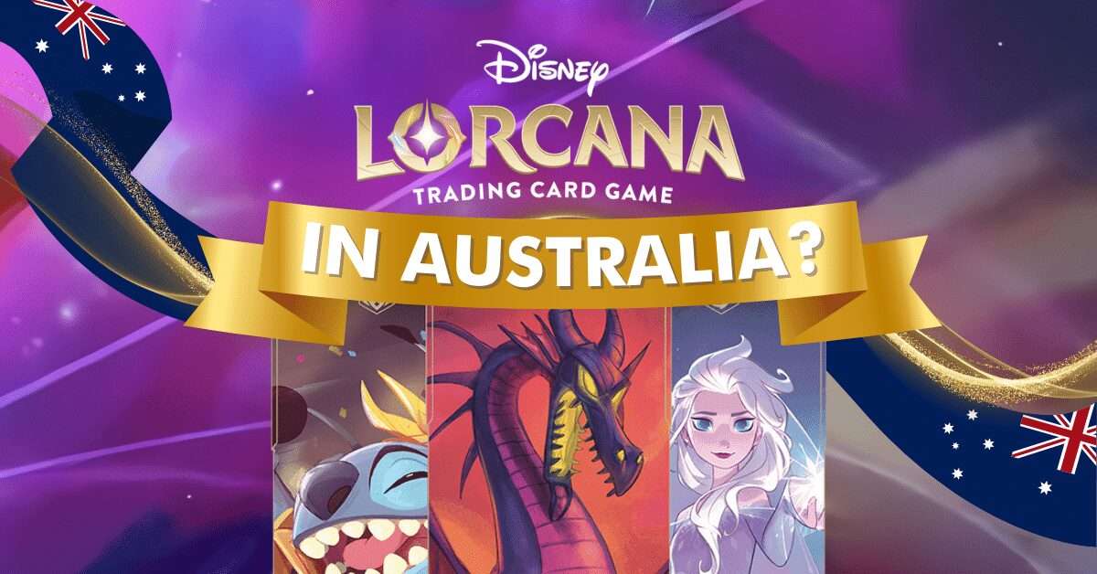 Info on Disney Lorcana releasing in Australia banner