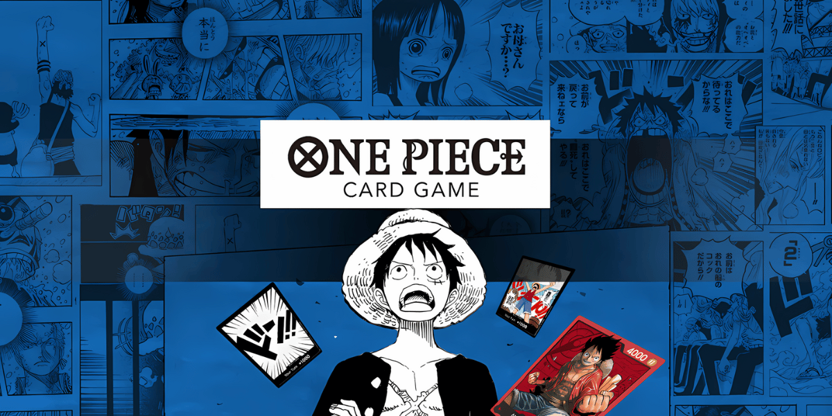 One piece card game event banner at good games australia