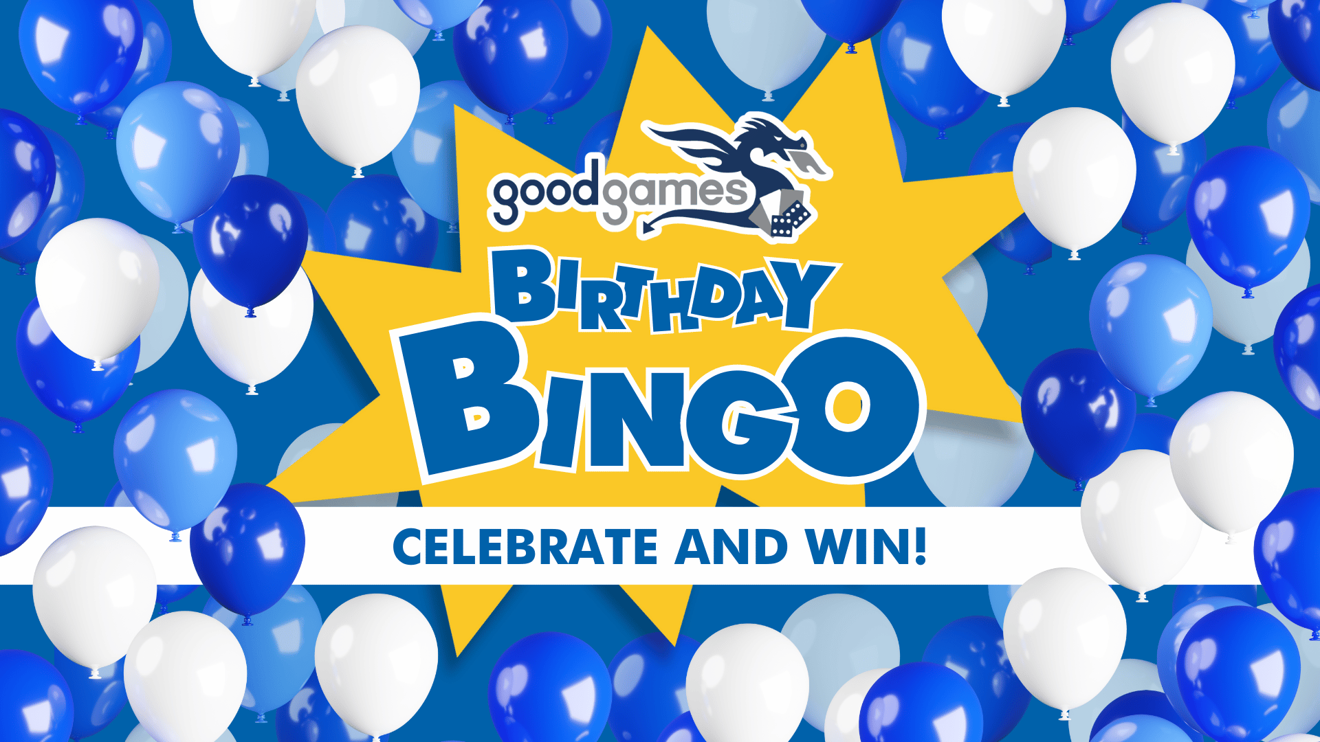Banner with Birthday Bingo text