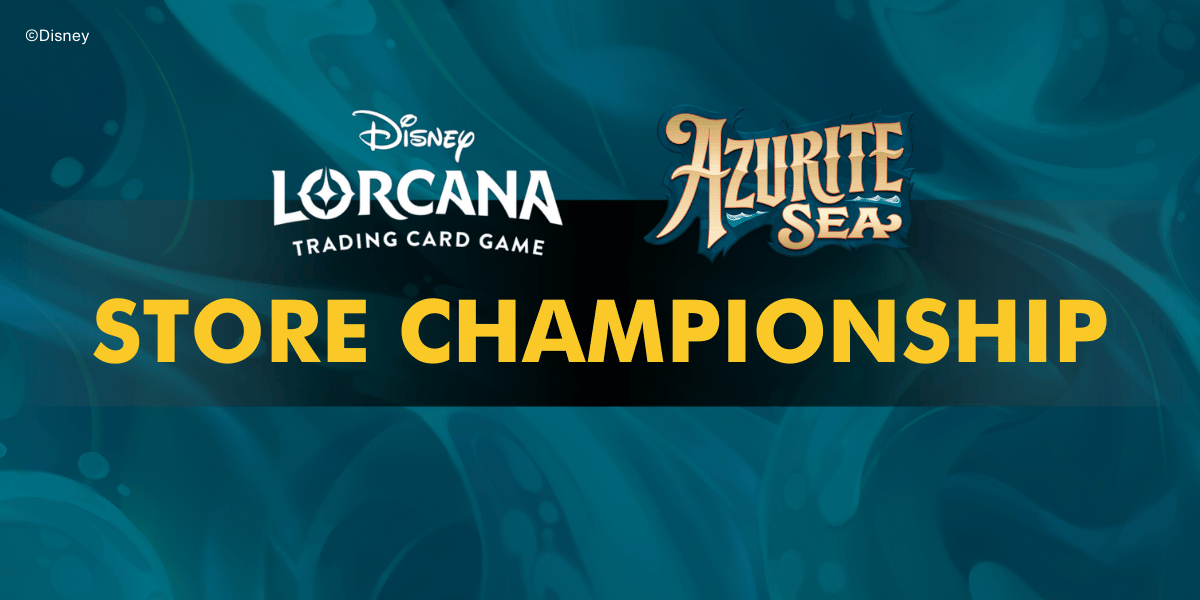 Disney Lorcana Set 6 Azurite Sea Store Championship at Good Games.