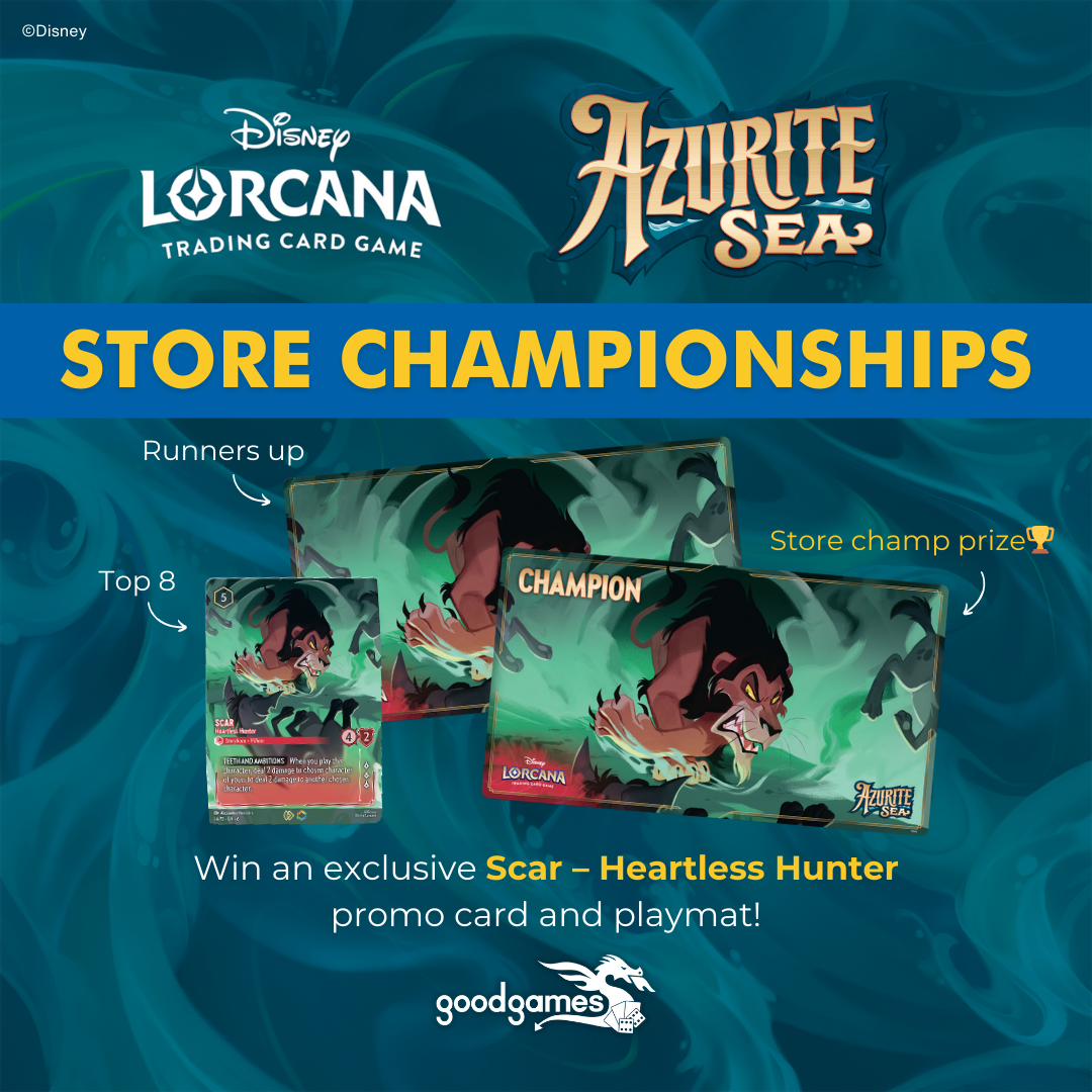 POST LOR Store Championship Set 6 Lorcana Store Champ Prizes